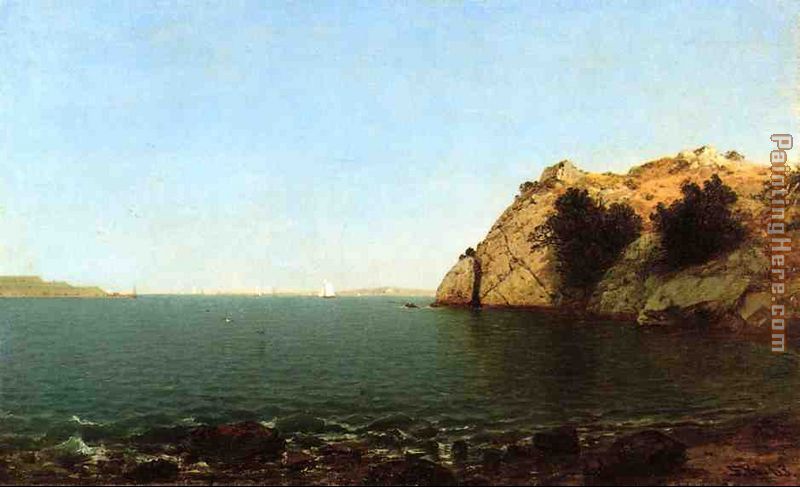 Bay of Newport painting - John Frederick Kensett Bay of Newport art painting